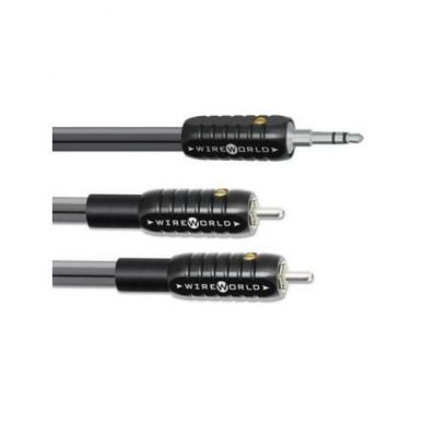 Кабель межблочный аудио WireWorld Nano Silver Eclipse Mini Jack to 2RCA 1.0m (SEN1.0M)